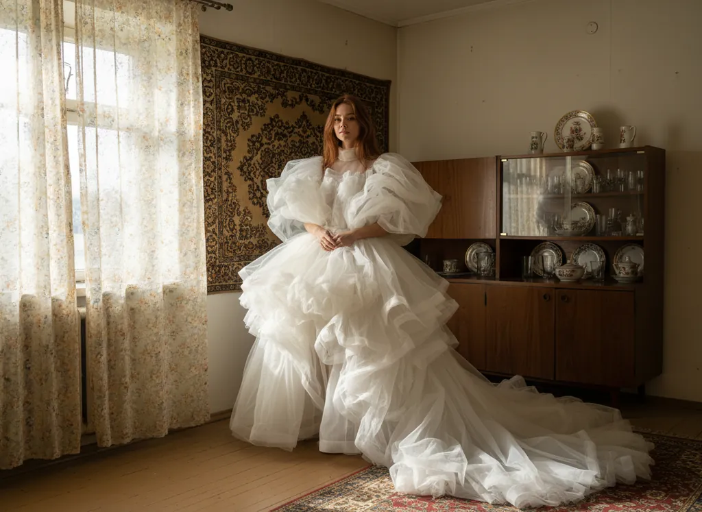 Кутюр в хрущёвке Vogue и editorial: Кутюр в хрущёвке