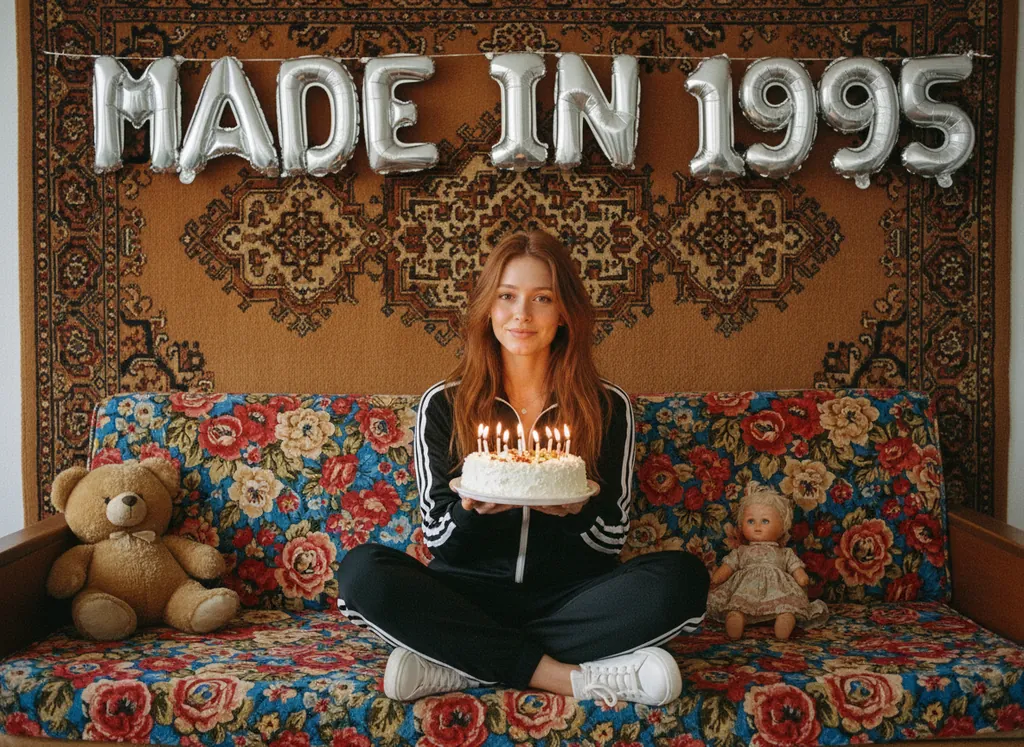 Шары «MADE IN…» на ковре